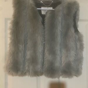 RACHEL Rachel Roy Kids Fluffy Vest - Gray